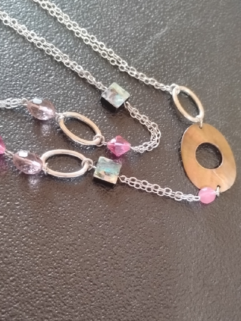 Silver Tone Lia Sophia Necklace - Picture 2 of 5